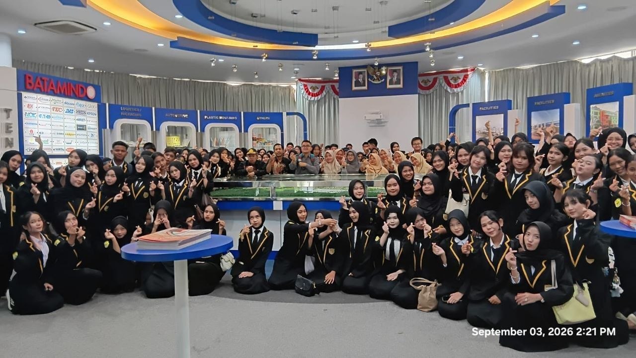 Perluas Wawasan Manajemen Kawasan Industri, Siswa MP SMKN 7 Batam Kunjungan Industri ke PT Batamindo Investment Cakrawala