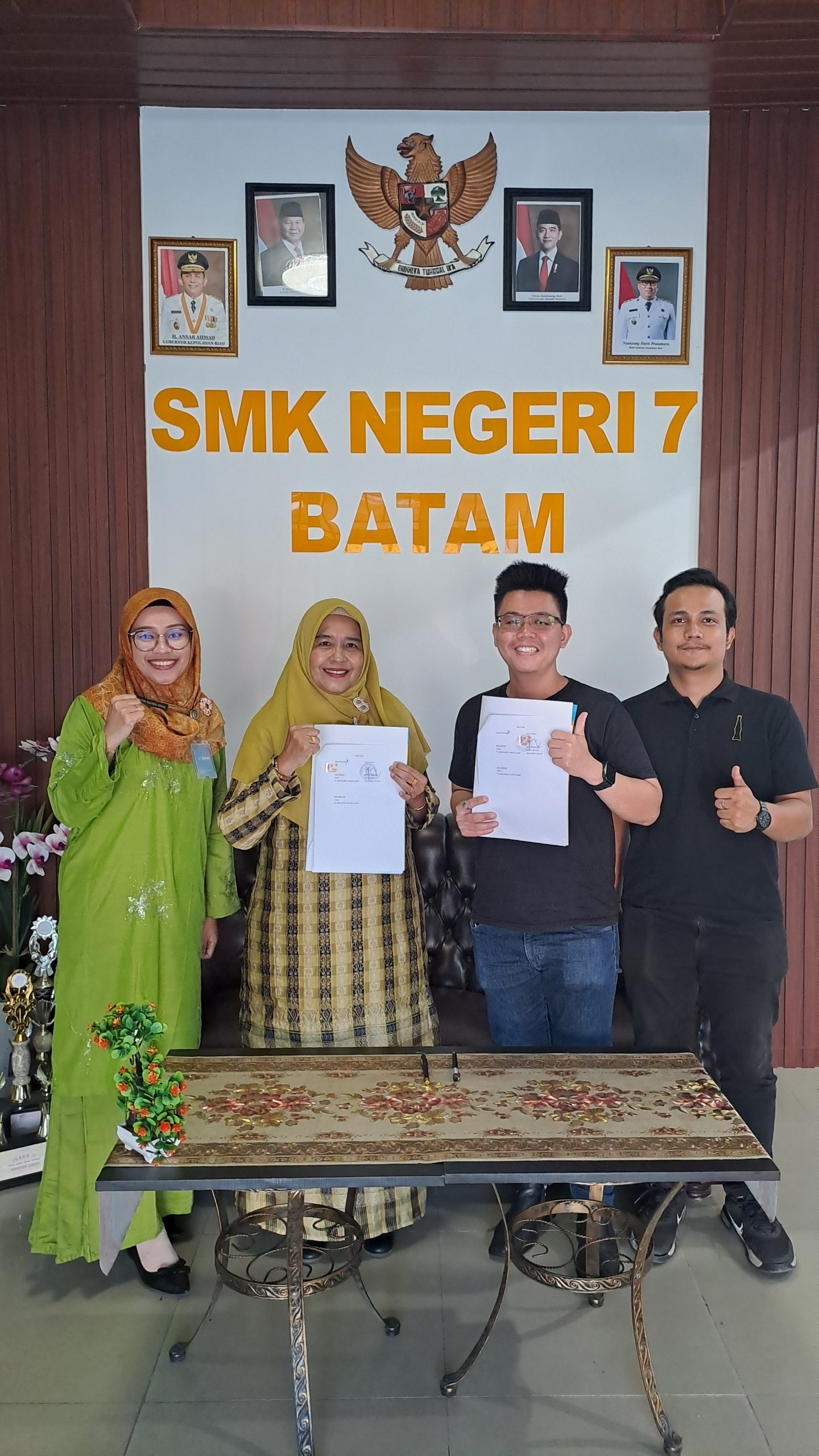 Perluas Kemitraan Industri, SMKN 7 Batam Resmi Resmikan MoU Bersama PT Sinar Sosro