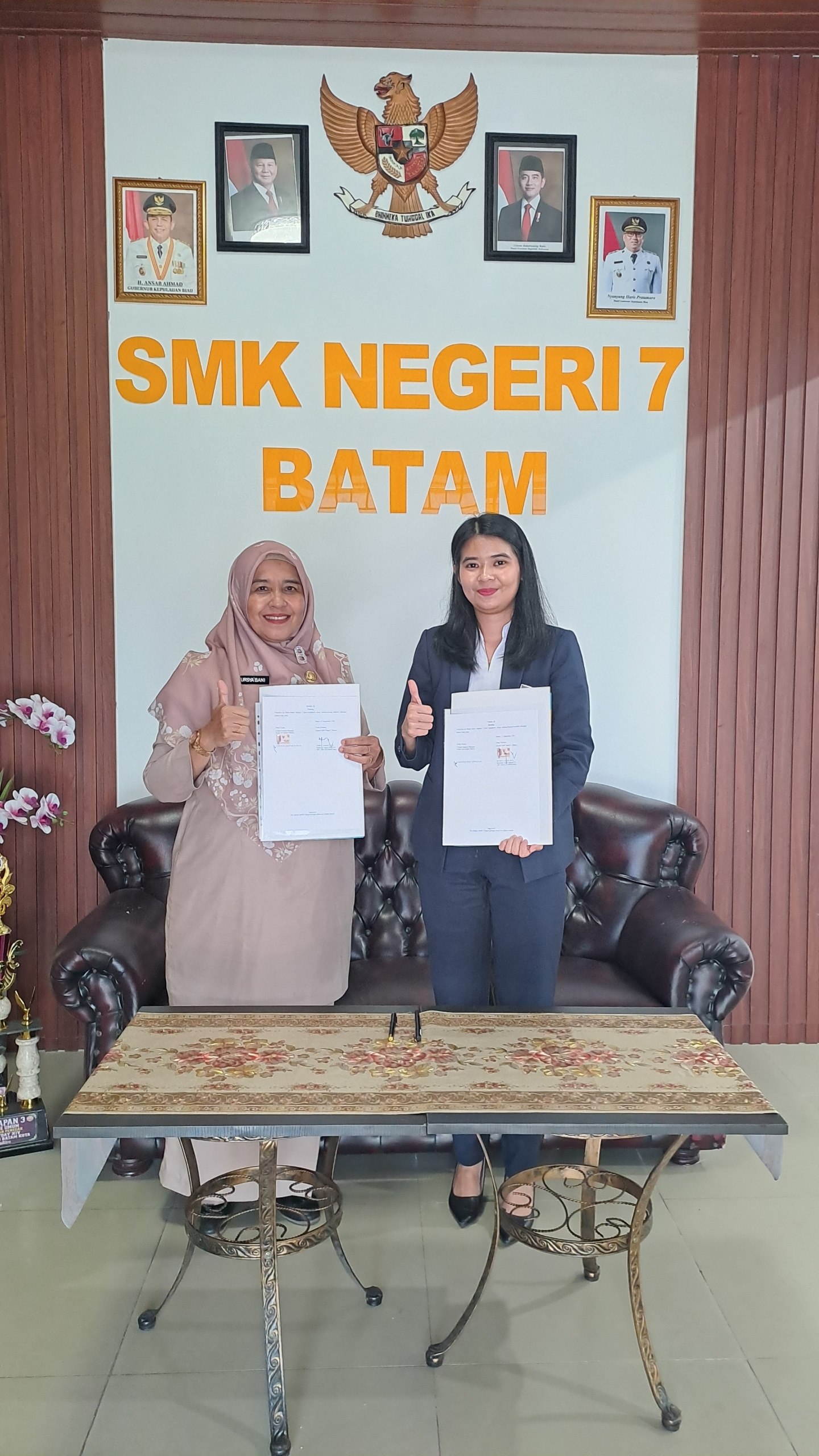 Perkuat Kesiapan Kerja Siswa, SMKN 7 Batam Resmi Jalin Kerja Sama dengan Aston Inn Gideon Batam