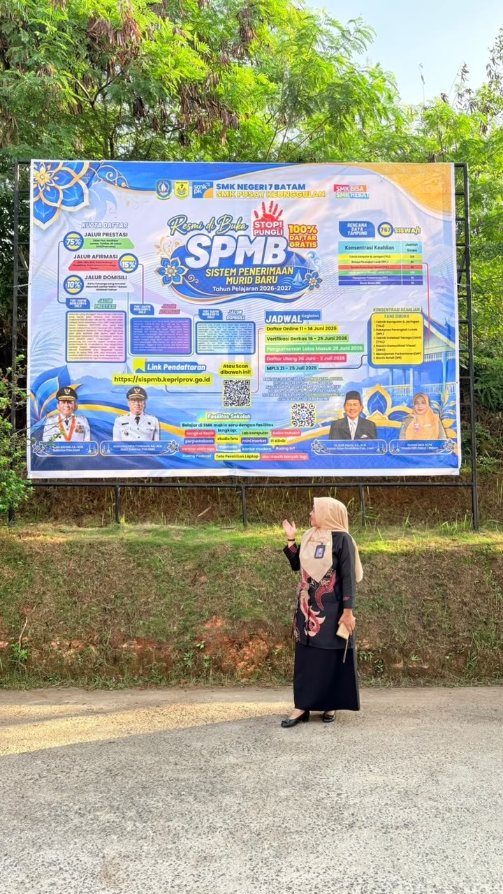 Permudah Masyarakat, SMKN 7 Batam Sediakan Posko Layanan Informasi SPMB 2026