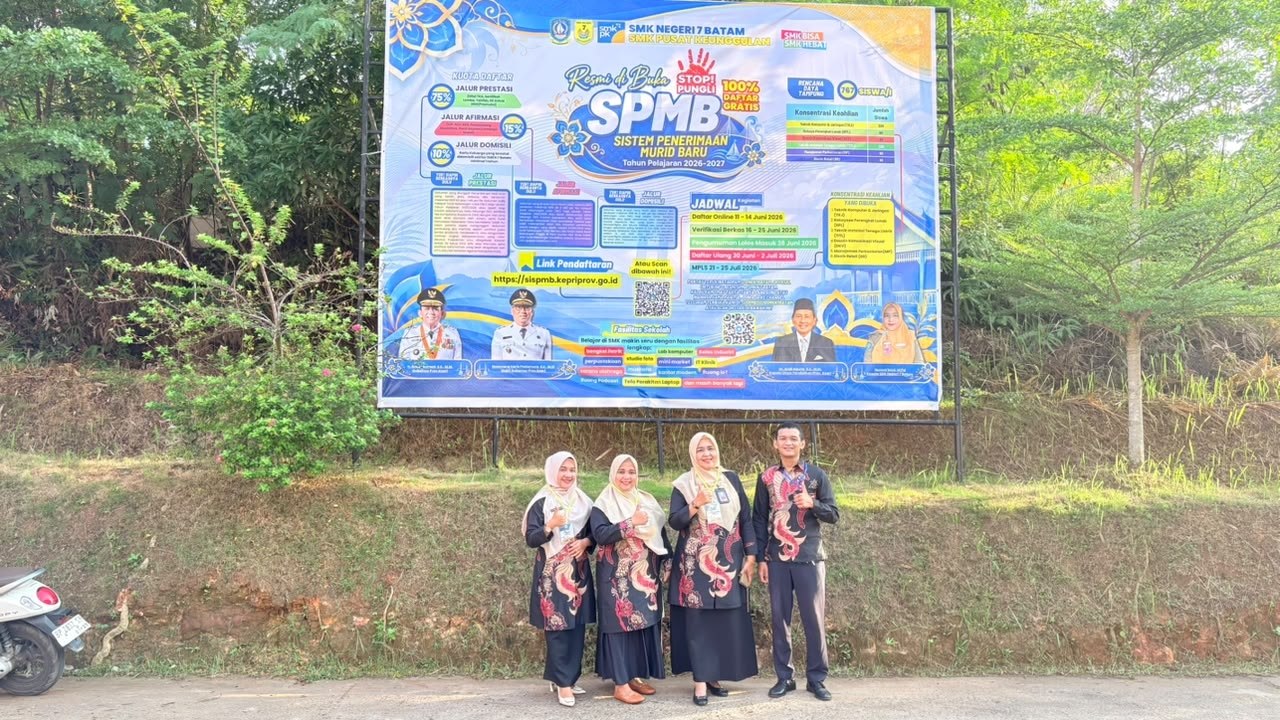 Permudah Masyarakat, SMKN 7 Batam Sediakan Posko Layanan Informasi SPMB 2026