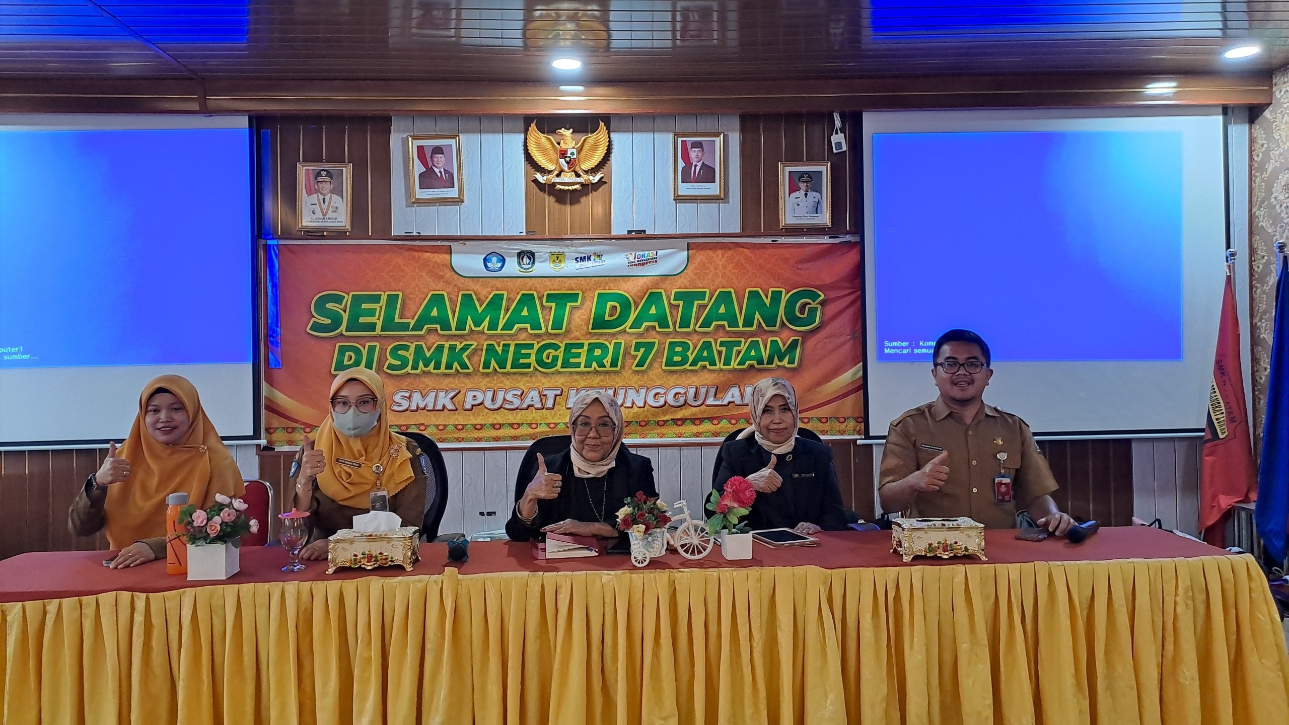 Uji Kompetensi Keahlian, Siswa Jurusan Manajemen Perkantoran SMKN 7 Batam Diuji Langsung oleh Ikatan Sekretaris Indonesia